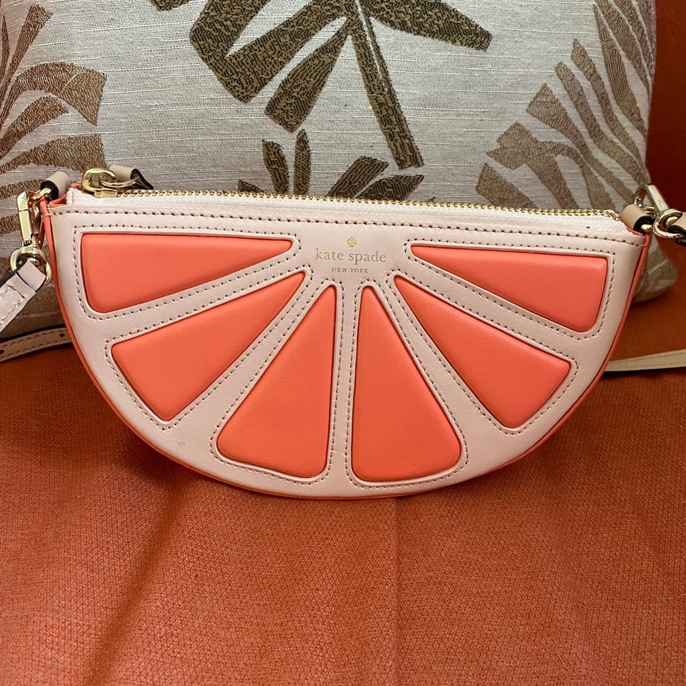 Kate Spade Grapefruit purse- never been used